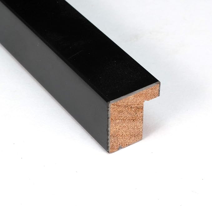 Amanti Art Black Cork Board for Wall, 21x29 Vision Board with Black Wood Frame, Medium Corkboard Office Decor for Home Organization, Modern Corkboard Pinboard to Display Items for Home Organization