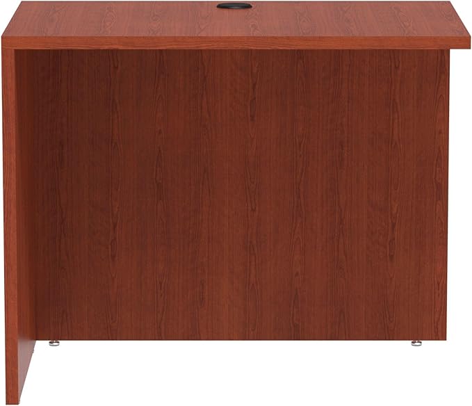 Alera ALEVA353624MC Valencia Series 35 in. x 23-5/8 in. x 29-1/2 in. Reversible Return/Bridge Shell - Medium Cherry