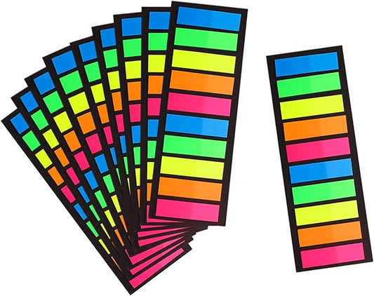 2000 Pieces Sticky Tabs, Colored Sticky Note Index Tabs, Page Markers Flags for Book Markers, Book Annotation Tabs