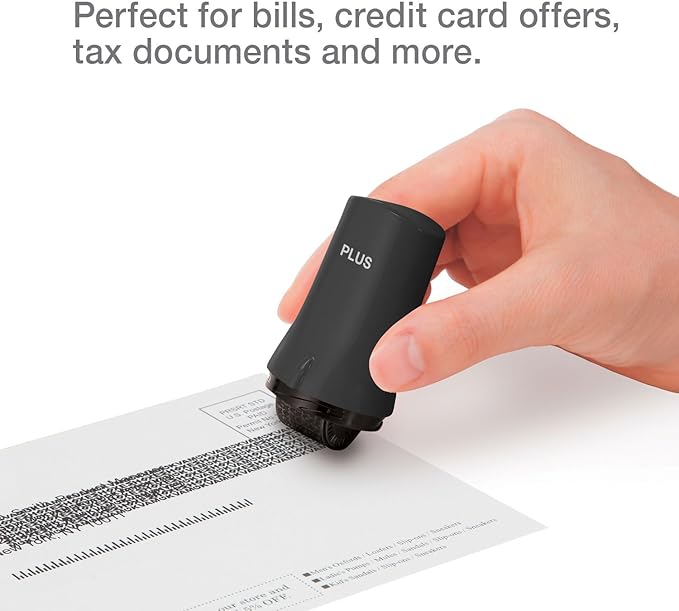 Guard Your ID Advanced 2.0 Rollers Identity for Theft Address Eraser and Security Prevention (Regular 3-Pack, Black)