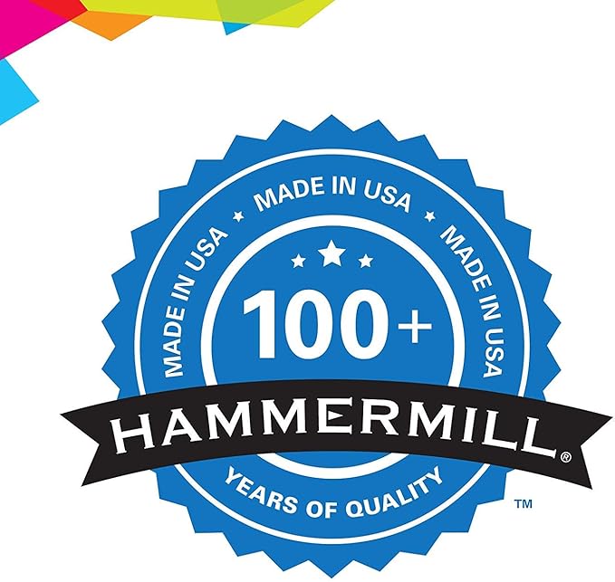 Hammermill Printer Paper, 20 lb Copy Paper, 8.5 x 11 - 6 Packs (2,400 Sheets) - 92 Bright, Made in the USA