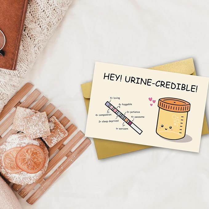 OJsensai Funny Thank You Card for Nurse Doctor, Nurse Preceptor Gifts, Healthcare Worker Appreciation Card, Urology Gifts