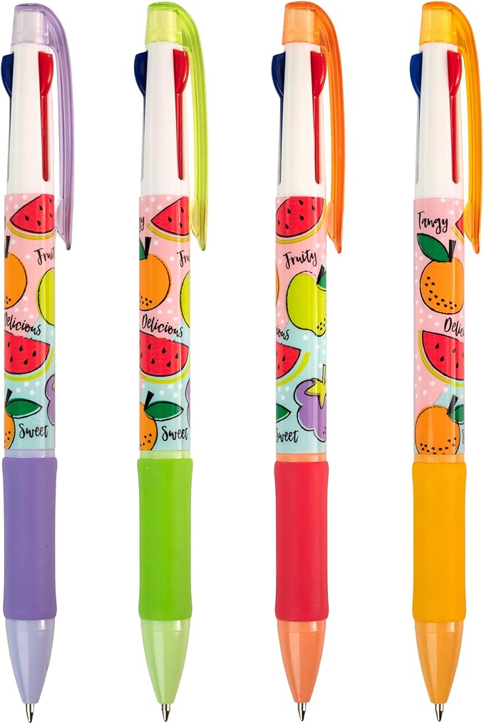 Tri-Color Smens- Patented Gourmet Scented Pens, 4 Count