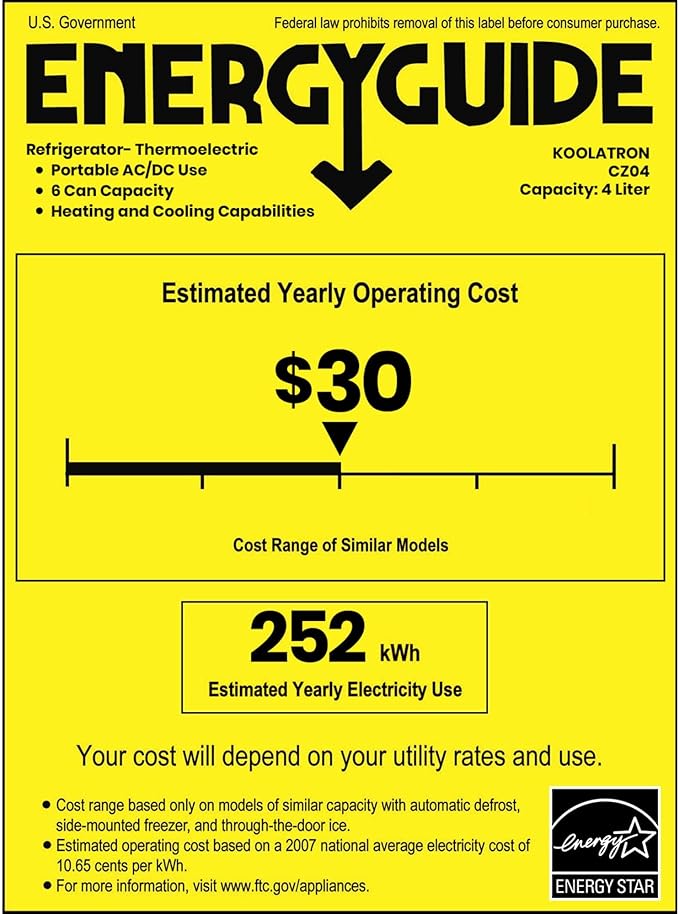 Coca-Cola Zero CZ04 4 Liter/4.2 Quarts 6 Can Portable Cooler/Mini Fridge, Beverages, Baby Food, Skincare and Medications-Use at Home, Office, Dorm, Car, RV or Boat-AC & DC Plugs Included, Black/Red