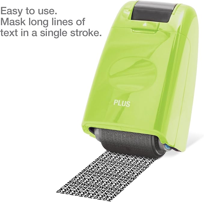Plus Guard Your ID Roller Stamp, Green