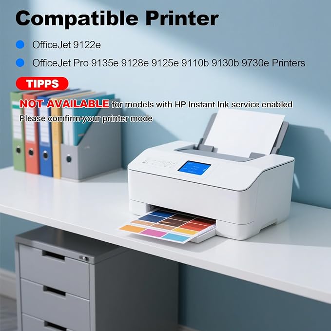 936e Ink Cartridges Combo Replacement for HP 936 936e 936XL Ink Compatible with OfficeJet 9122e OfficeJet Pro 9135e 9128e 9125e 9110b 9130b 9730e Printers (4 Pack, with Smart Chip)