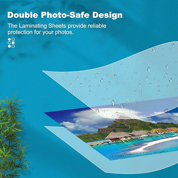 3 mil Thermal Laminating Sheets, Holds 8.5" x 11" Sheets, Thermal Laminating Pouches for Laminator, 9" X 11.5" Letter Size Thermal Laminating Paper, Round Corner 200 Pack