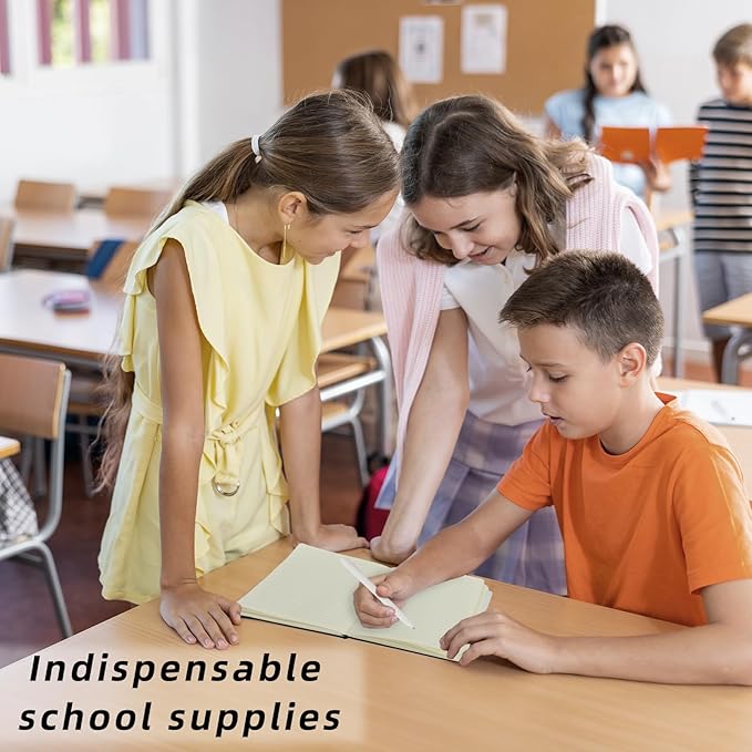 Coopay 6 Pack A5 Journal Notebook with 6 Pens Bulk Classic Ruled Hardcover Leather Journal Set with Pen Holder for Men Women Writing, Office, Home, School, College, Business, 8.3” x 5.5” (6 Colors)