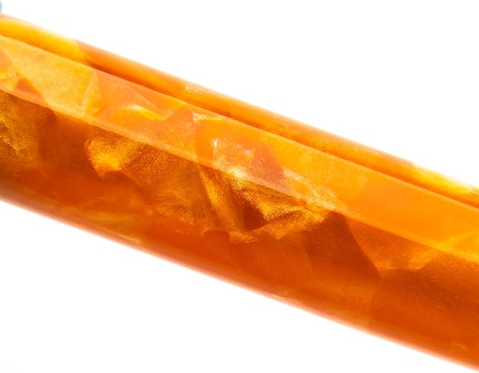 Conklin Duragraph Fountain Pen Orange Nights - Broad Nib, Elegant Writing Instrument with Bold Orange Finish