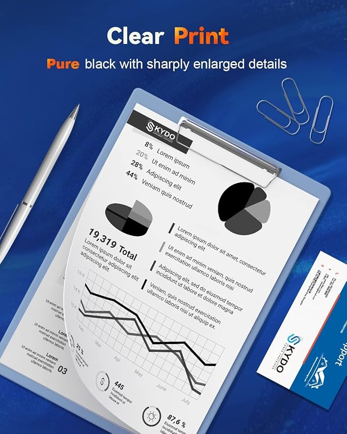 58A CF258A Black Toner Cartridge Replacement (with Chip) Compatible for HP 58A CF258A 58X CF258X Work with MFP M428fdw M428dw M428fdn Pro M404n M404dn M404dw M406 M430 Printer(Black, 2 Pack)