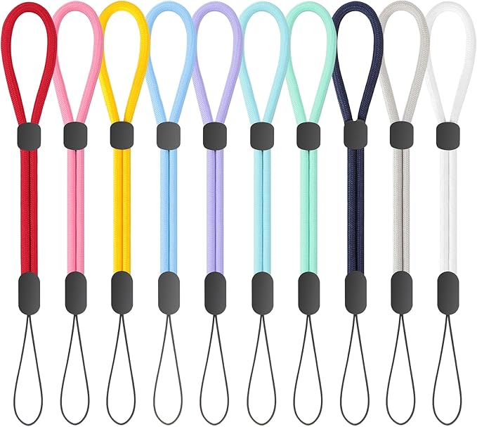 Hand Wrist Strap Lanyard, Adjustable Nylon Colorful for Mobile Phone, Camara, USB Flash Drive, ID Name Tag Badge