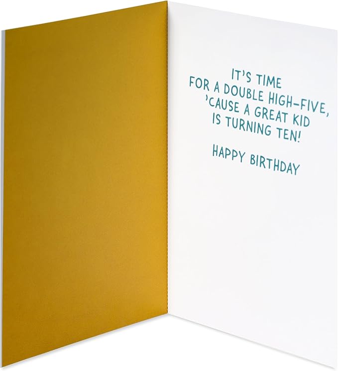 American Greetings 10th Birthday Card (Double High-Five)