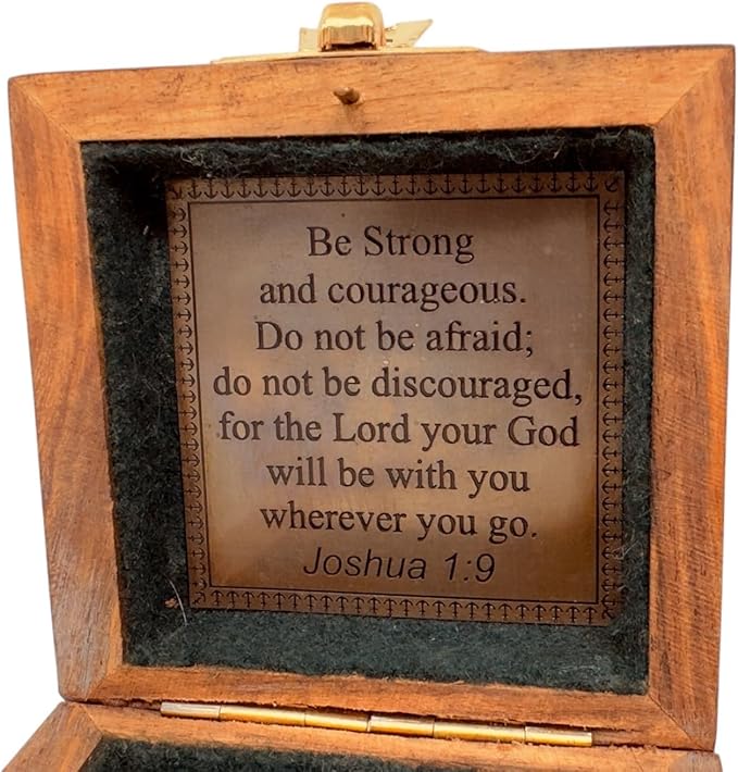 God My Lord Compass - Compass Gift Inspirational Quote Engraved, Graduation Gift, Confirmation Gift, Religious Gift for Men Women Boys Girls Teenage Kids, Baptism Gift