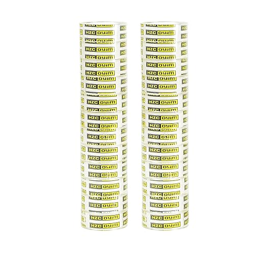 24 Rolls Crystal Tape Refills for Dispenser, 3/4Inch x 1000 Inch, Transparent Stationery Tape for Office, Home, School for Wrapping, Crafts, Office and Professional Use