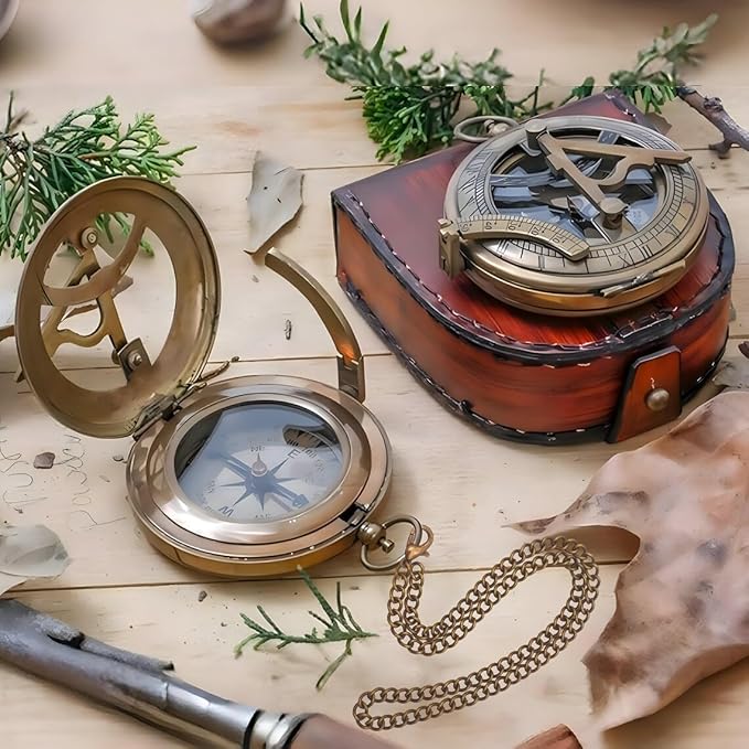 Personalized Compass Gifts, Engraved Custom Sundial Clock, Wedding Gift, Groomsmen Gift, Keepsake, Christmas, Baptism, Graduation, Boy Scouts, Anniversary, Fathers Day, Mothers Day