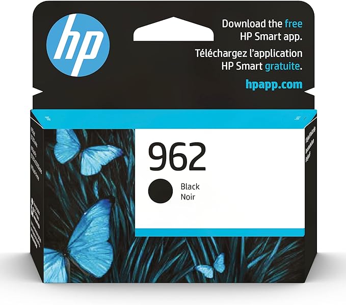 HP 962 Black Ink Cartridge for HP Printers | Works With Printer Series: OfficeJet 9010, Pro 9020 | Eligible for Instant Ink | 3HZ99AN
