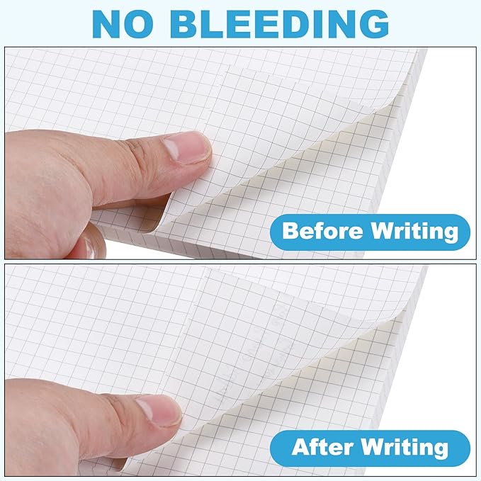 PATIKIL A5 Grid Refill Paper 6-Ring Binder Loose Leaf Planner Filler Paper Planner Inserts, 80 Sheets/160 Pages, Lined