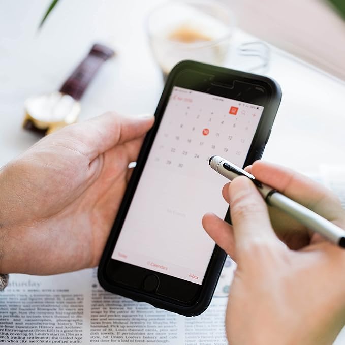 Cross Tech3+ Refillable Tech3+ Presented in a Premium Gift Box - Medium Point, Black Ink, Dark Blue