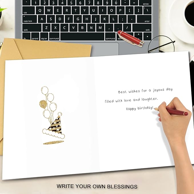 75th Birthday Card, 75th Birthday Decorations Women Men, 75th Birthday Gifts for Dad Mom, Back in 1950 Birthday Card, Black Gold