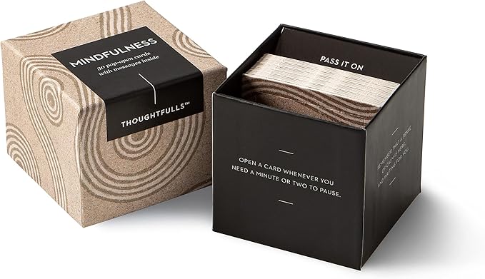 Compendium ThoughtFulls Pop-Open Cards — Mindfulness — 30 Pop-Open Cards, Each with a Different Inspiring Message Inside