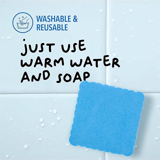 24 Pack Magnetic Whiteboard Dry Erase Erasers Chalkboard Cleansers for Classroom, Home and Office (Sky Blue)