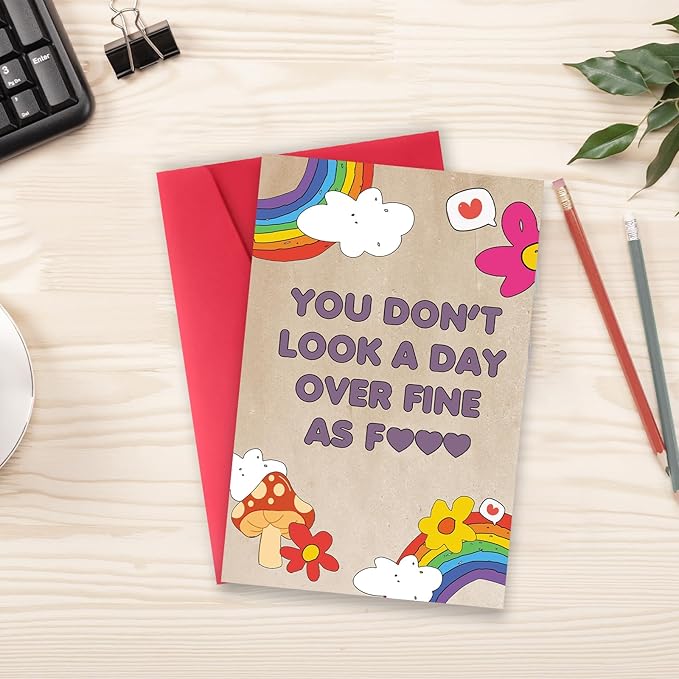 Funny Birthday Card for Women, Best Friend Card, Wife Birthday Gifts, Cute Bday Gifts for Sister Bestie Girlfriend
