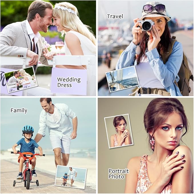 Uinkit 100 Sheets Thin Matte Presentation Paper letter size Double Sided 8.5x11 38lb 140gsm Printable on Both Sides Brochure Photos Picture Poster Playbill Flyer Coated for laser and Inkjet Printer