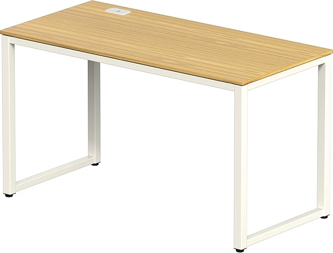 SHW 48-Inch Commercial-Grade Office Computer Desk, Oak