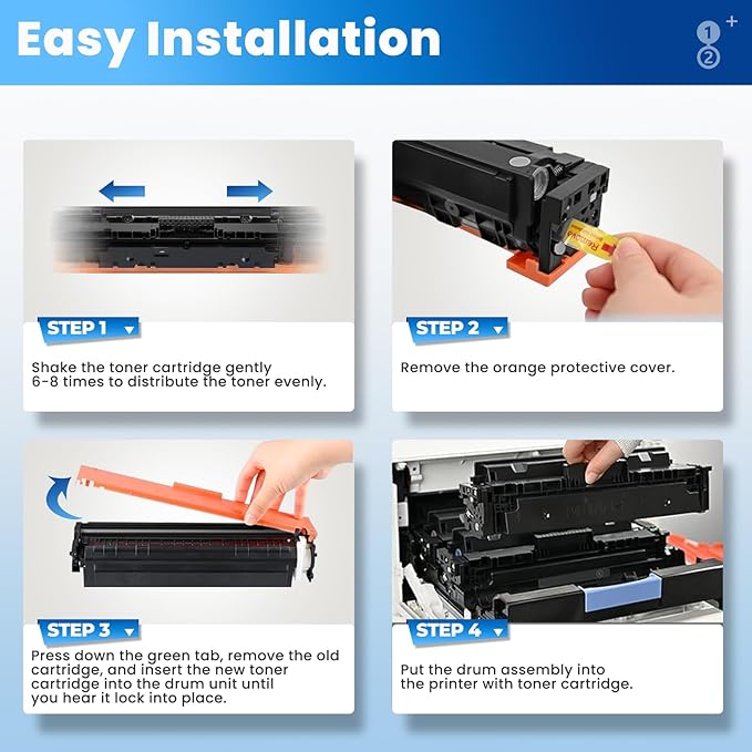 210A Toner Cartridges 4 Pack Color Laser jet Pro MFP 4301fdw Compatible for HP 210A 210X Toner Cartridges Replacement HP210A HP210X for Color Laser Pro 4201dw 4201dn MFP 4301fdn 4301fdw 4301dw Printer