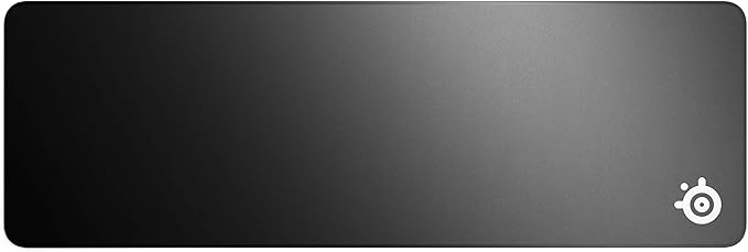 SteelSeries QcK Gaming Mouse Pad - XL Stitched Edge Cloth - Extra Durable - Sized to Cover Desks
