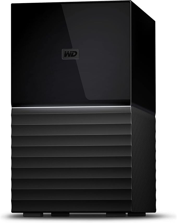 Western Digital 20TB My Book Duo Desktop RAID External Hard Drive HDD, USB 3.1, With Password Protection and Auto Backup Software - WDBFBE0200JBK-NESN