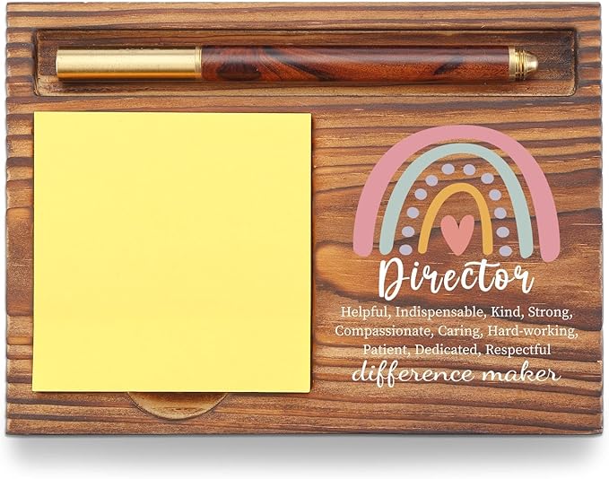 Director Gift Sticky Note Holder, Film School Student Gift, Thank You Appreciation Gifts for Director, Phd Graduation Gift Self-Stick Note Pad Holders TZP63