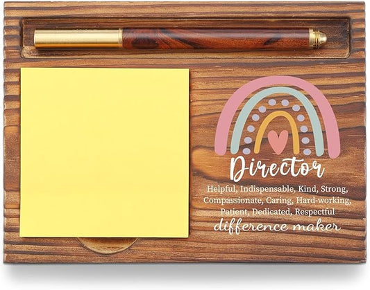 Director Gift Sticky Note Holder, Film School Student Gift, Thank You Appreciation Gifts for Director, Phd Graduation Gift Self-Stick Note Pad Holders TZP63