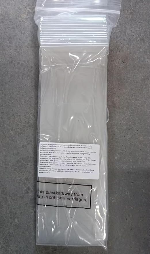 Containlol 15 Pieces Moveable Shelf Label Holders Clear Transparent Shelves Tags Index Card Pockets Library Markers Label Display Holder for Classroom Office Book(3.03 x 9.06 x 0.63 Inch)