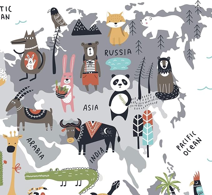 RICCO BELLO Wide Ruled Hardcover Diary Journal School Notebook for Kids, Tweens - Bookmark, Band Closure, Storage Pocket, 5.7 x 8.4 Inches, 192 Pages, (Animal World)