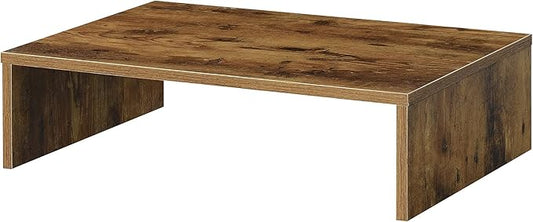 Convenience Concepts Designs2Go Small TV Riser 23.75", for TVs up to 26" - Contemporary TV or Computer Riser for Living Room, Modern Office, Den, Barnwood