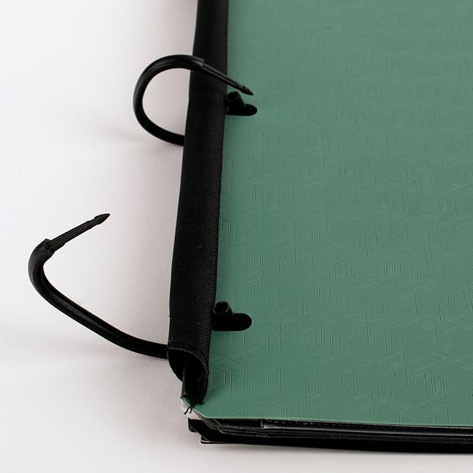 Five Star Flex Refillable Notebook + Study App, College Ruled Paper, 1-1/2 Inch TechLock Rings, Pockets, Tabs and Dividers, 300 Sheet Capacity, Seaglass Green (29324AQ8)