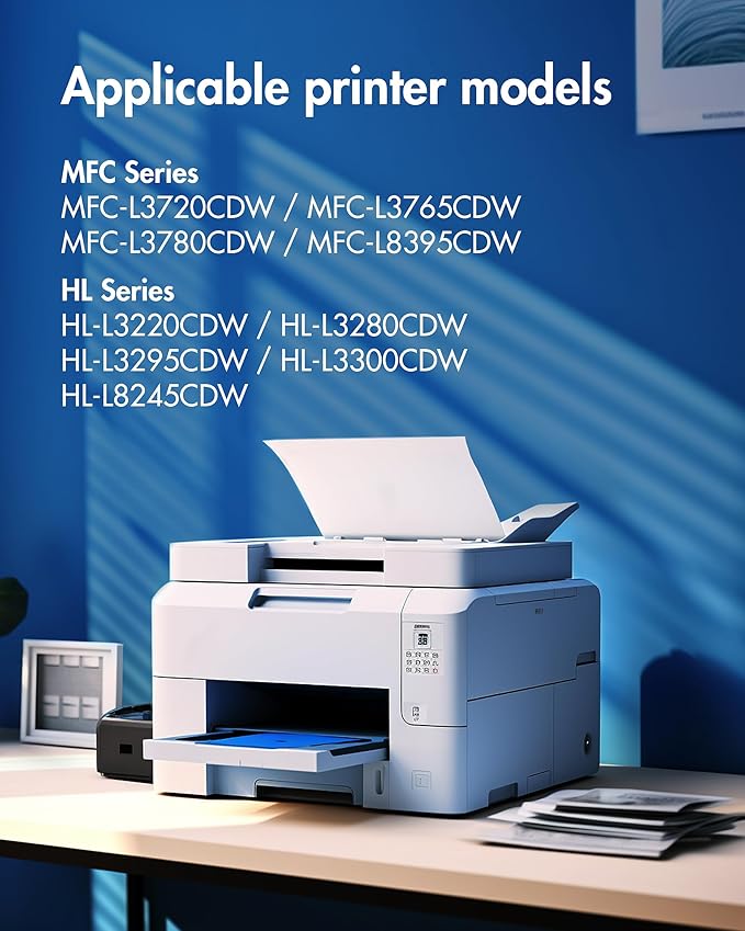 TN229XL TN229 Toner Compatible for Brother TN229XL Toner Cartridge Works for MFC-L3780CDW HL-L3280CDW HL-L3220CDW HL-L3295CDW MFC-L3720CDW, 2 Pack