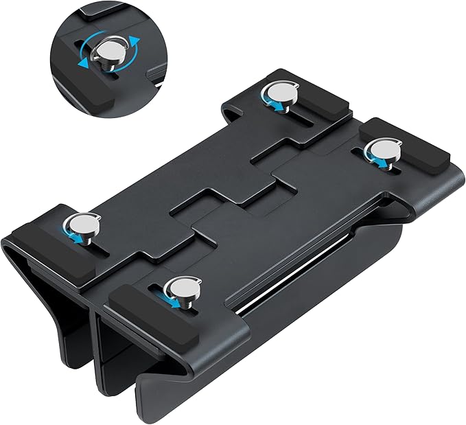 Aluminum Dual Vertical Laptop Stand Dock Holder, Supports 2 Devices, Adjustable Slot Width 15-36mm, Space-Saving Upright Storage for MacBook and Laptops