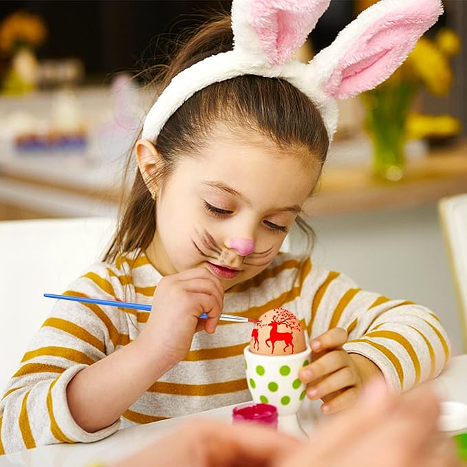 60 Pcs Round Paint Brushes,Small Brush Bulk for Detail Painting