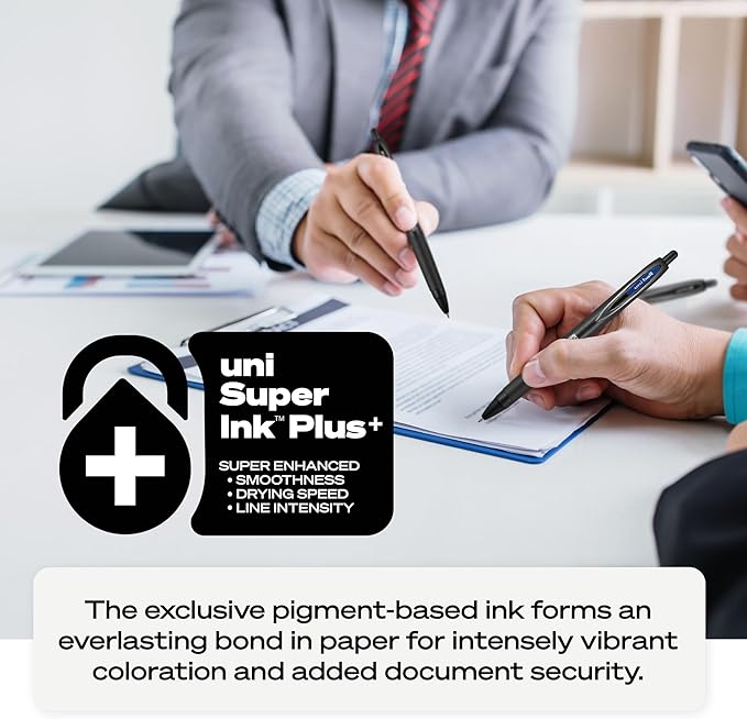 207PLUS+ Gel, 0.7MM, Asst Bus, 4pk