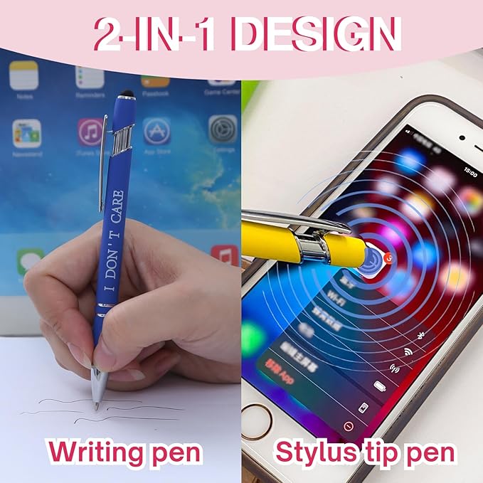 Personalized Custom Pens in Bulk – Engraved Black Ink Ballpoint Pens for Business Gifts, Customizable Writing Pens for Men and Women(Rose Gold)