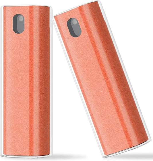 2 Pcs Fingerprint Proof Screen Cleaner Safe for All Phones Glasses Tablet Laptop TV Watch Screens (Rouge Hermes)