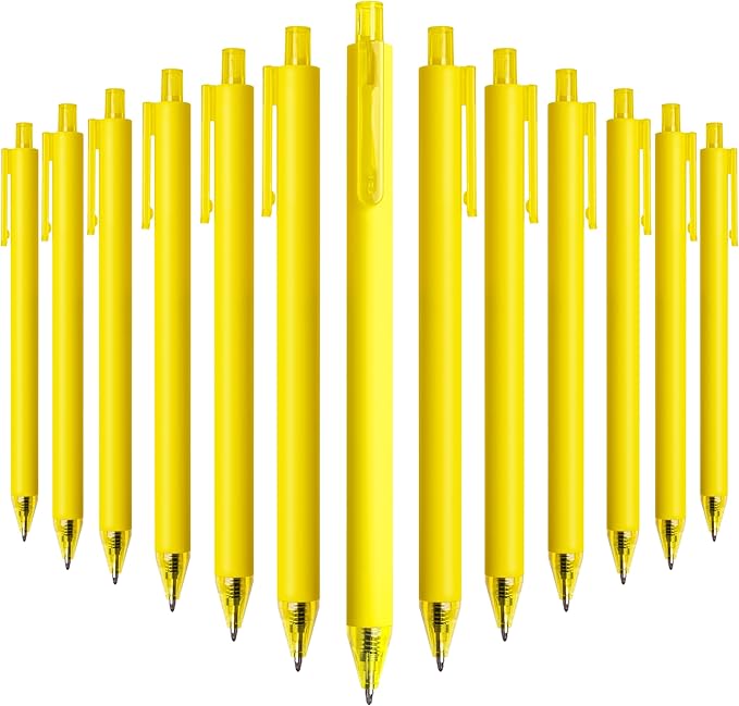 CRYLLIS Pens Bulk, 50Pack Black Pens,Black Ink Ballpoint Pens for Smooth Writing,No Smear,Office Supplies,Back to School Gifts,School Teacher,1.0mm