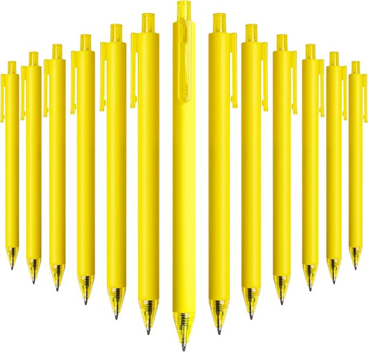 CRYLLIS Pens Bulk, 50Pack Black Pens,Black Ink Ballpoint Pens for Smooth Writing,No Smear,Office Supplies,Back to School Gifts,School Teacher,1.0mm