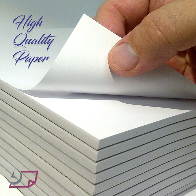 NextDayLabels Memo Pads - Note Pads - Scratch Pads - Writing pads - 10 Pads with 50 sheets in Each Pad (8-1/2 x 14)
