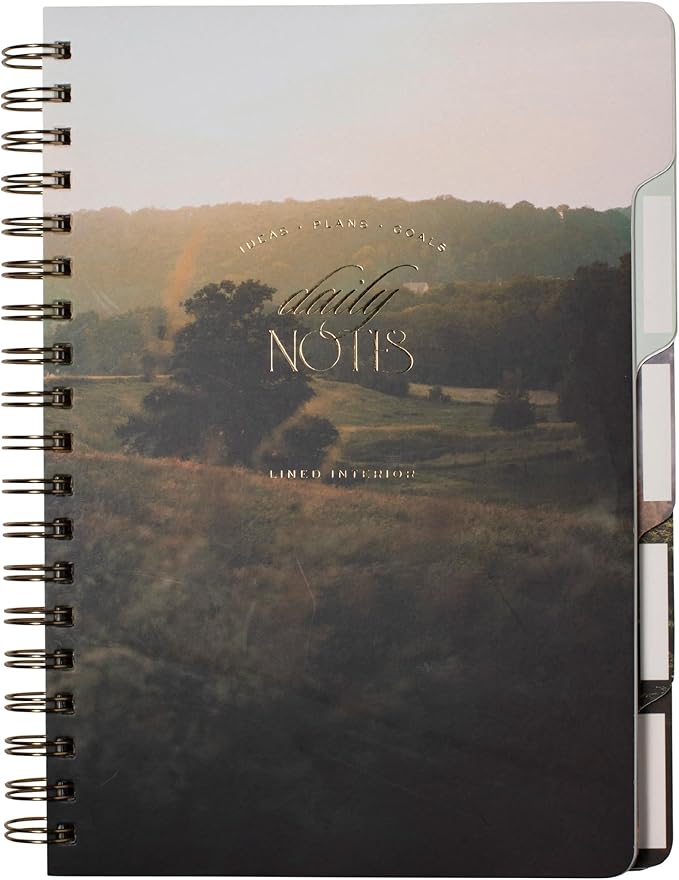 Fringe Studio Large Tab Notebook,Naturalist Notes, Flexible Paperback Cover, 5 Subject/Die-Cut Dividers, 7.25" X 10", 180 Lined Pages, Multicolor (343PA003FSC)