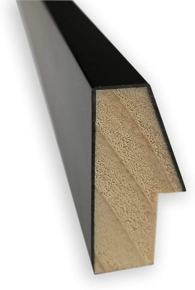 Amanti Art Natural Cork Board for Wall, 21x29 Vision Board with Black Wood Frame, Medium Corkboard Office Decor for Home Organization, Modern Contemporary Corkboard Pinboard to display items for home