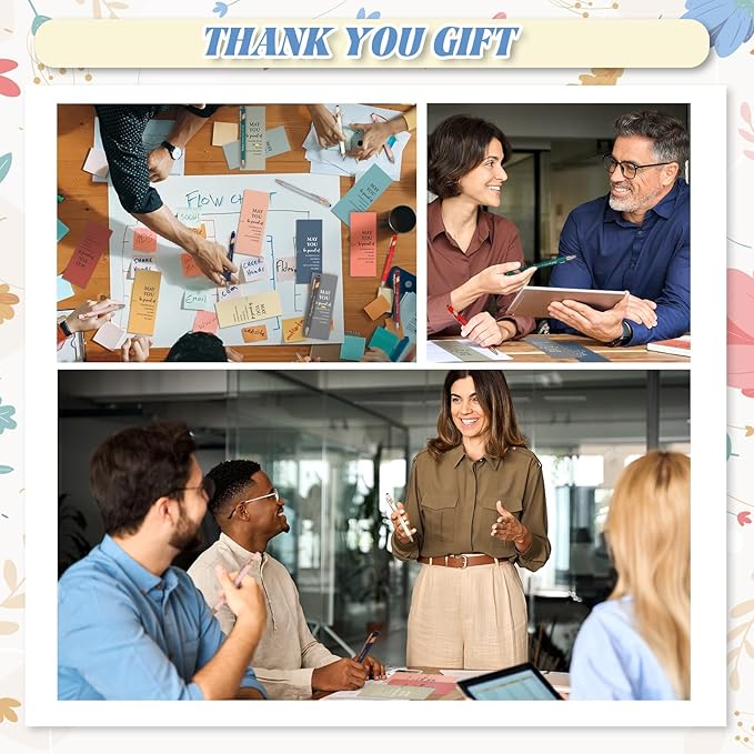 20 Set Employee Appreciation Ballpoint Pens with Inspirational Stylus Tips Cards Team Thank You for Coworkers Team Nurse Teacher Staff Favors