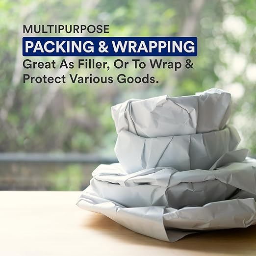 BOX USA Packing Paper Roll 1440'L x 18"W - 1,000 Sheets 17” Long Equivalent - Large White Newsprint for Shipping, Packaging, Storage and Moving Supplies